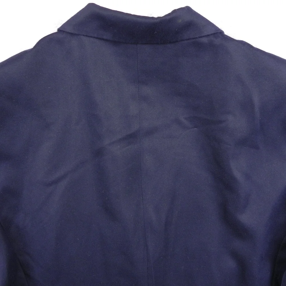 L.L. Bean Traveler Blazer Mens 44R 3-Button Suit Jacket Sport Coat Navy Blue